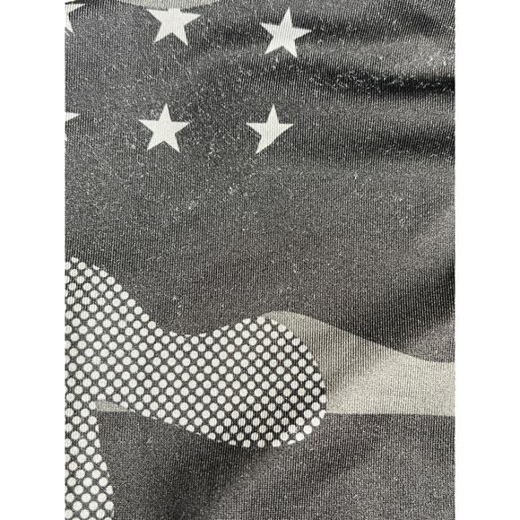 5-90 UNDER ARMOUR Men's Compression Top Camo Stars Gray Lg - Picture 10 of 13